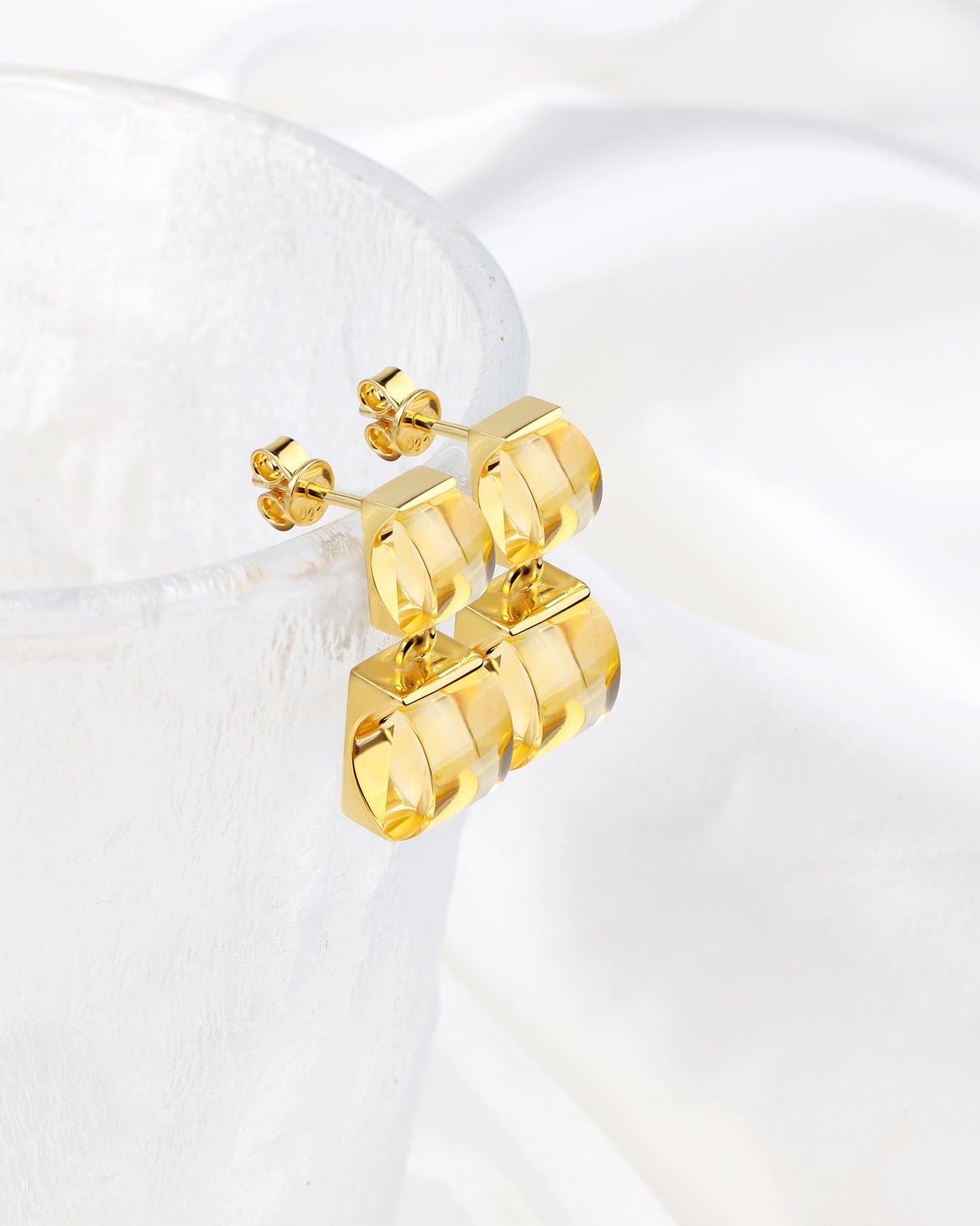 Arch Citrine Earrings - GEMX