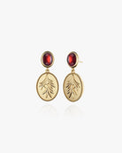 Meyer Garnet Earrings - GEMX