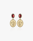 Meyer Garnet Earrings - GEMX