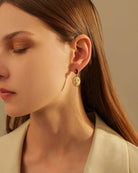 Meyer Garnet Earrings - GEMX